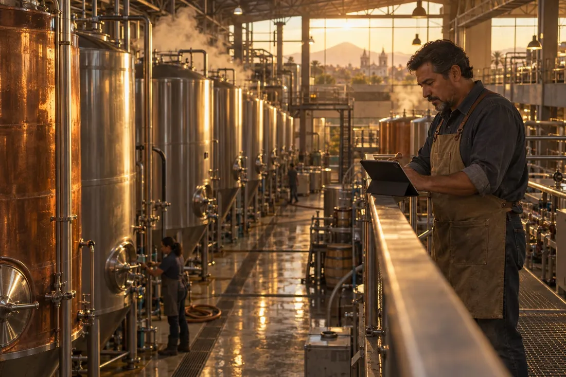 Control de proceso en una planta de bebidas